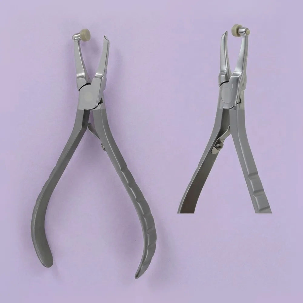 Band removing plier: band removing plier with a protective cushioned tip