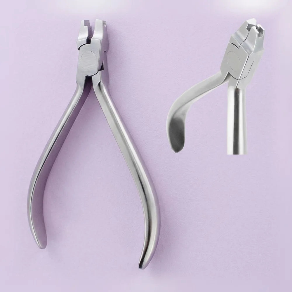 Crimpable hook placement: placement plier for seating and crimping hooks onto archwire at the required position