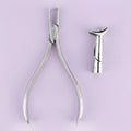 Distal end bending plier: distal end bending plier for turning archwire ends in behind the terminal molar