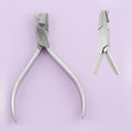 Ligature bending plier: ligature bending plier for tucking steel tie ends away from soft tissue