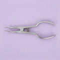 Separator placing plier: separator placing plier for stretching and seating elastic separators interproximally