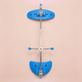 Smart Orthopedic Face Mask with blue forehead and chin pads on an adjustable midline frame