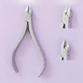Three-prong plier: three-prong plier for adjusting clasps and wire components on removable appliances
