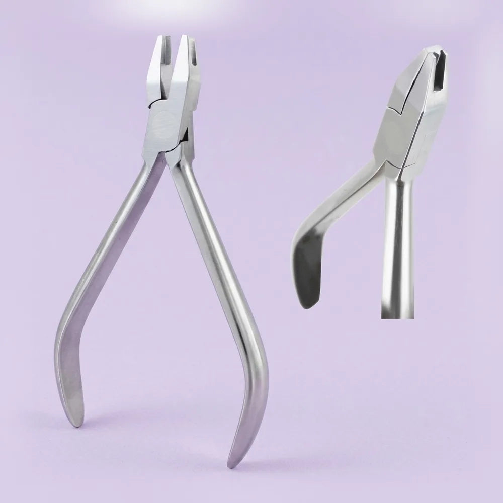 V-shape bending plier: v-bend plier for placing controlled V-shaped bends in archwire