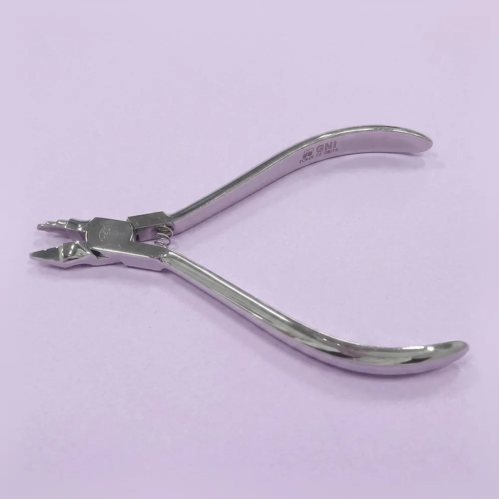 Young loop bending plier: young plier for bending loops and adjusting removable appliance clasps